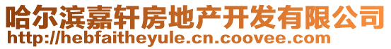 哈爾濱嘉軒房地產(chǎn)開發(fā)有限公司