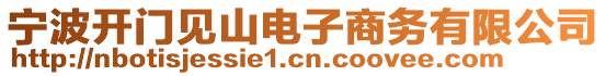 寧波開門見山電子商務(wù)有限公司