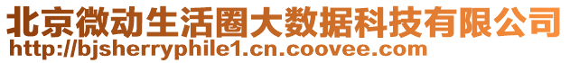 北京微動生活圈大數據科技有限公司