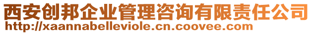 西安創(chuàng)邦企業(yè)管理咨詢有限責任公司