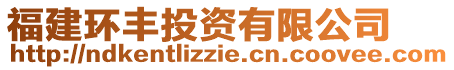 福建環(huán)豐投資有限公司