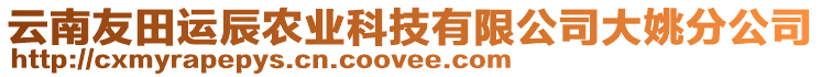 云南友田運(yùn)辰農(nóng)業(yè)科技有限公司大姚分公司