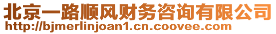 北京一路順風(fēng)財(cái)務(wù)咨詢有限公司