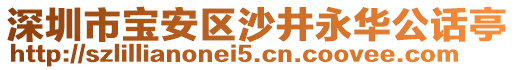 深圳市寶安區(qū)沙井永華公話亭