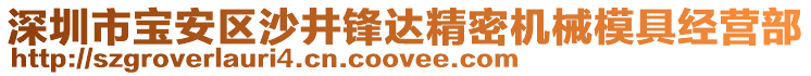 深圳市寶安區(qū)沙井鋒達(dá)精密機(jī)械模具經(jīng)營部