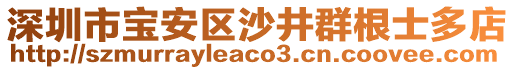 深圳市寶安區(qū)沙井群根士多店