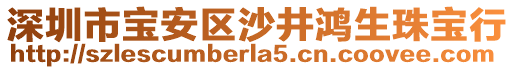 深圳市寶安區(qū)沙井鴻生珠寶行