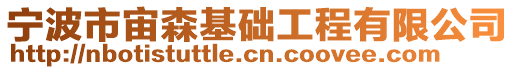 寧波市宙森基礎(chǔ)工程有限公司