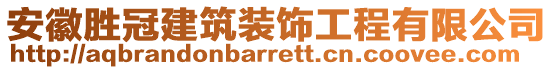 安徽勝冠建筑裝飾工程有限公司