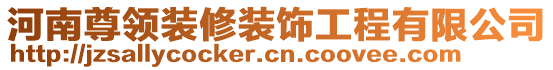 河南尊領(lǐng)裝修裝飾工程有限公司