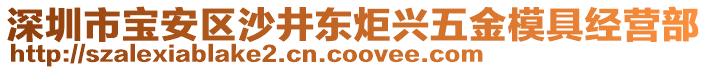 深圳市寶安區(qū)沙井東炬興五金模具經(jīng)營(yíng)部