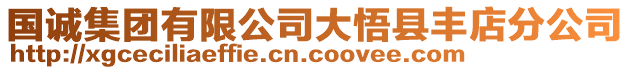 國(guó)誠(chéng)集團(tuán)有限公司大悟縣豐店分公司