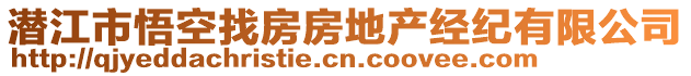 潛江市悟空找房房地產(chǎn)經(jīng)紀(jì)有限公司