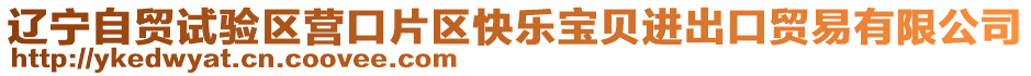 遼寧自貿(mào)試驗(yàn)區(qū)營口片區(qū)快樂寶貝進(jìn)出口貿(mào)易有限公司