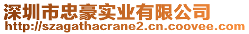 深圳市忠豪實業(yè)有限公司