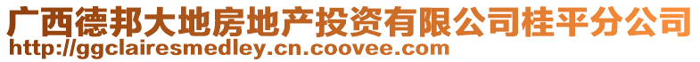 廣西德邦大地房地產投資有限公司桂平分公司