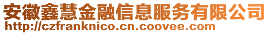安徽鑫慧金融信息服務有限公司