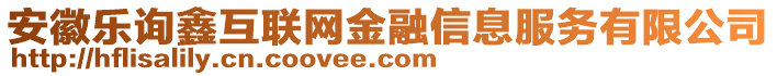 安徽樂詢鑫互聯網金融信息服務有限公司