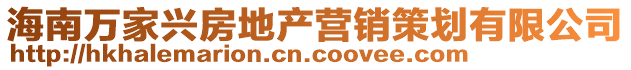海南萬家興房地產營銷策劃有限公司