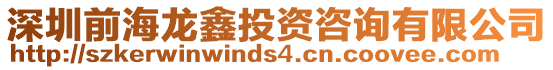 深圳前海龍?chǎng)瓮顿Y咨詢有限公司