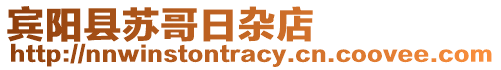 賓陽縣蘇哥日雜店