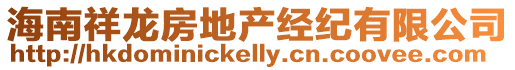 海南祥龍房地產(chǎn)經(jīng)紀(jì)有限公司