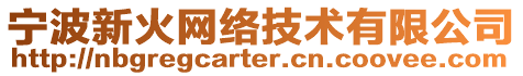 寧波新火網絡技術有限公司