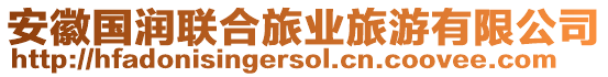 安徽國潤聯(lián)合旅業(yè)旅游有限公司