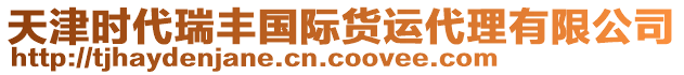 天津時(shí)代瑞豐國(guó)際貨運(yùn)代理有限公司