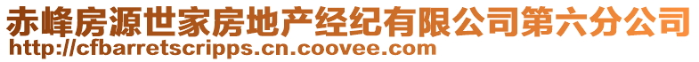 赤峰房源世家房地產(chǎn)經(jīng)紀(jì)有限公司第六分公司