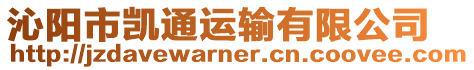 沁陽市凱通運輸有限公司