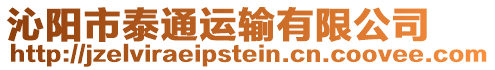 沁陽市泰通運輸有限公司