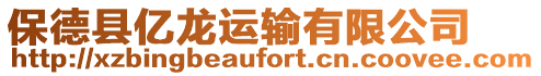 保德縣億龍運輸有限公司