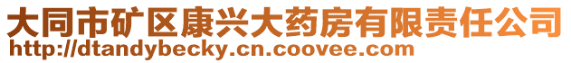 大同市矿区康兴大药房有限责任公司