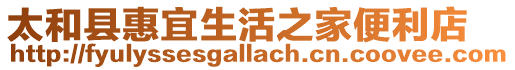 太和縣惠宜生活之家便利店