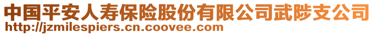 中國平安人壽保險股份有限公司武陟支公司