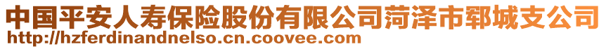 中國平安人壽保險股份有限公司菏澤市鄆城支公司