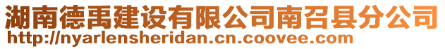 湖南德禹建設有限公司南召縣分公司