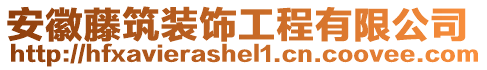 安徽藤筑裝飾工程有限公司