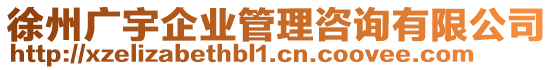 徐州廣宇企業(yè)管理咨詢有限公司