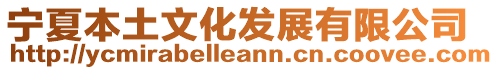 寧夏本土文化發(fā)展有限公司