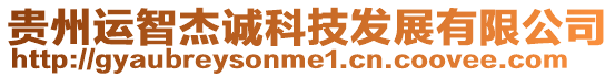 貴州運智杰誠科技發(fā)展有限公司