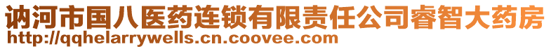 訥河市國(guó)八醫(yī)藥連鎖有限責(zé)任公司睿智大藥房