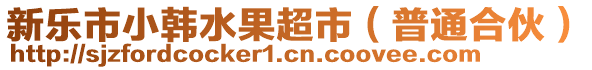 新樂市小韓水果超市（普通合伙）