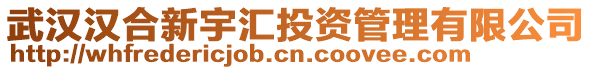 武漢漢合新宇匯投資管理有限公司