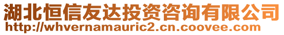 湖北恒信友達(dá)投資咨詢有限公司