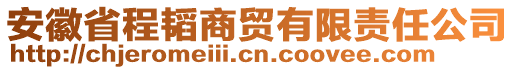 安徽省程韜商貿(mào)有限責(zé)任公司