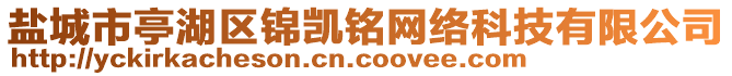 鹽城市亭湖區(qū)錦凱銘網(wǎng)絡(luò)科技有限公司