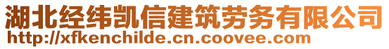 湖北經(jīng)緯凱信建筑勞務(wù)有限公司