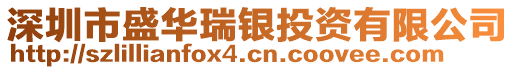 深圳市盛華瑞銀投資有限公司